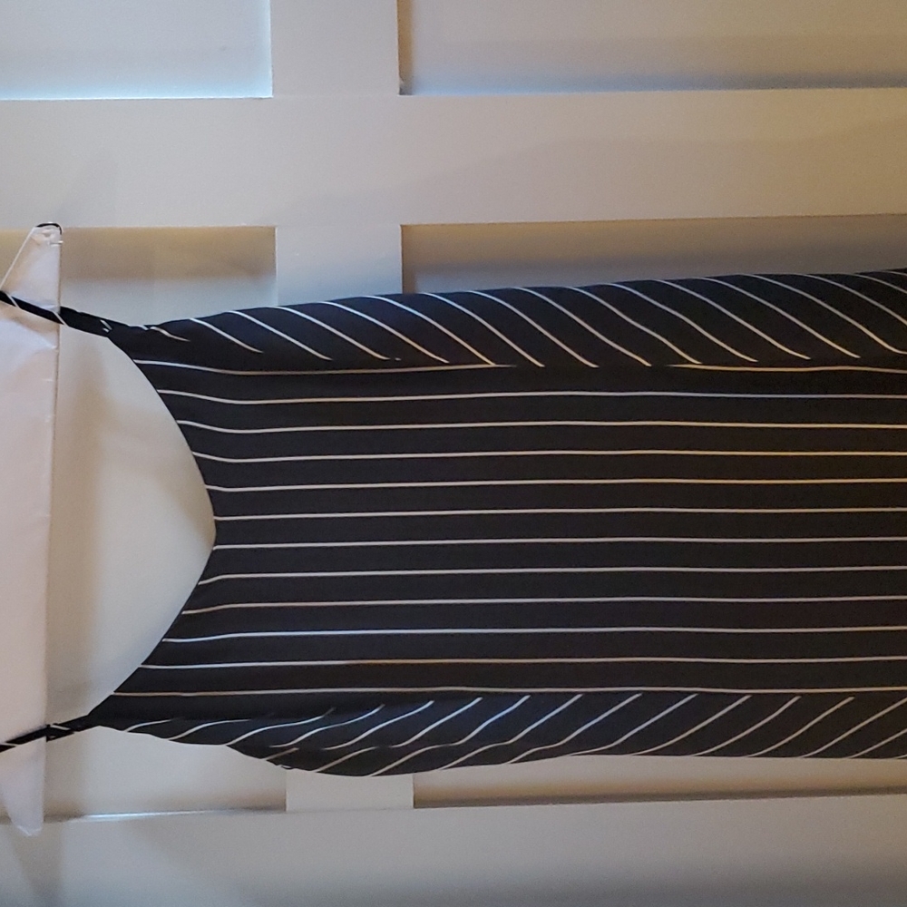 Banana Republic Striped Midi Dress
